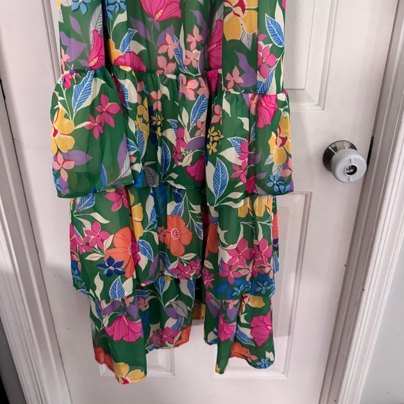 Baltic Born Green and Pink Resort Maxi Dress - Picture 3 of 5